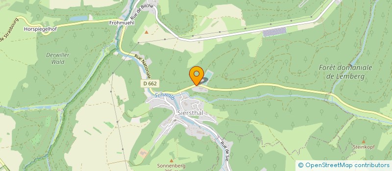 localisation de l'entreprise GARAGE BAUER à SIERSTHAL