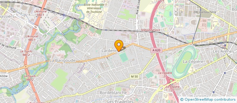 localisation de l'entreprise GARAGE BEAUCHAMPS à TOULOUSE