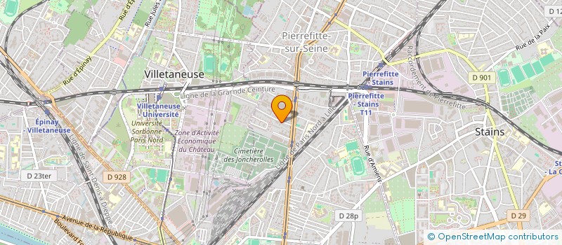 localisation de l'entreprise GARAGE BECKER à PIERREFITTE-SUR-SEINE