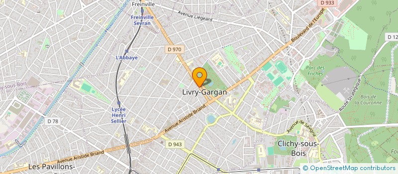 localisation de l'entreprise GARAGE BELHADJ AUTO à LIVRY-GARGAN