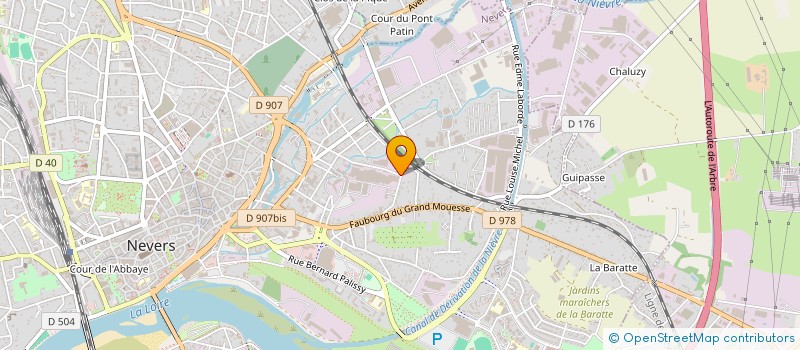 localisation de l'entreprise GARAGE BERGER à NEVERS