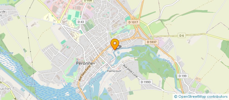 localisation de l'entreprise GARAGE BERNARD TUTRICE à PERONNE