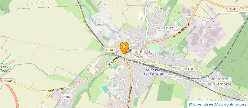 localisation de l'entreprise GARAGE BISIAUX à RAMECOURT