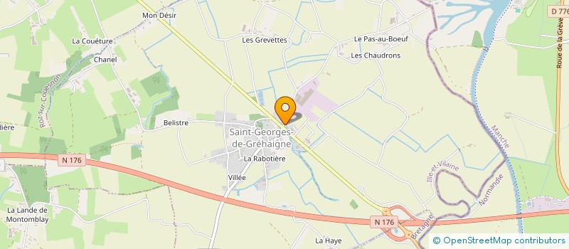 localisation de l'entreprise GARAGE BIYAK  SAINT-GEORGES-DE-GREHAIGNE