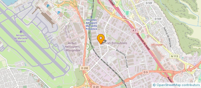 localisation de l'entreprise GARAGE BLACKWOOD  VITROLLES