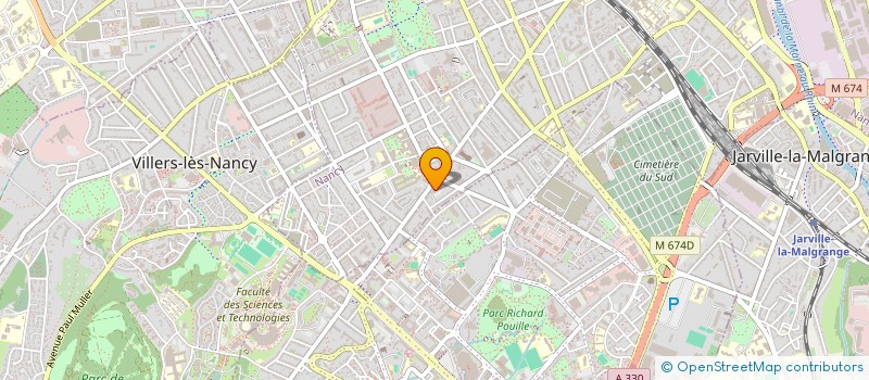 localisation de l'entreprise GARAGE BLANDAN à NANCY