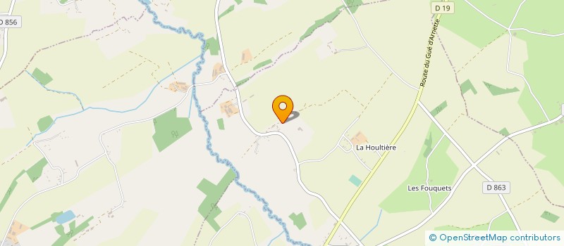 localisation de l'entreprise GARAGE BLAVETTE à LA FERTE MACE