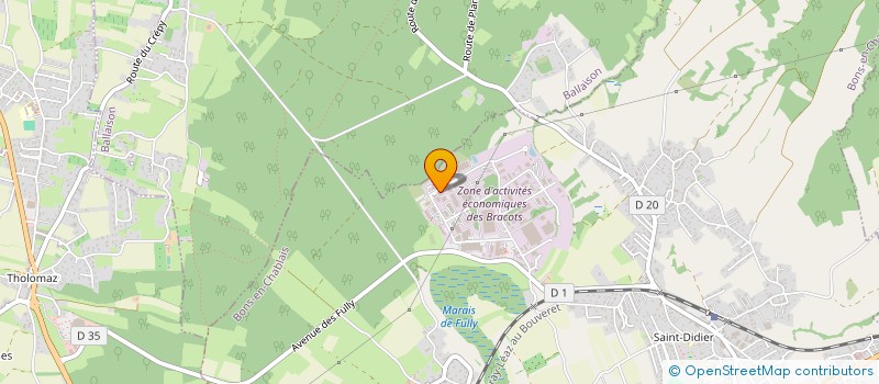 localisation de l'entreprise GARAGE BMS à BONS-EN-CHABLAIS