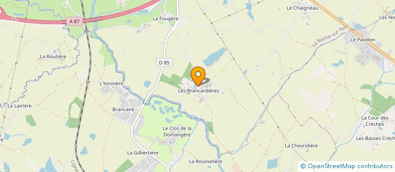 localisation de l'entreprise GARAGE BOIVINEAU à LA ROCHE-SUR-YON