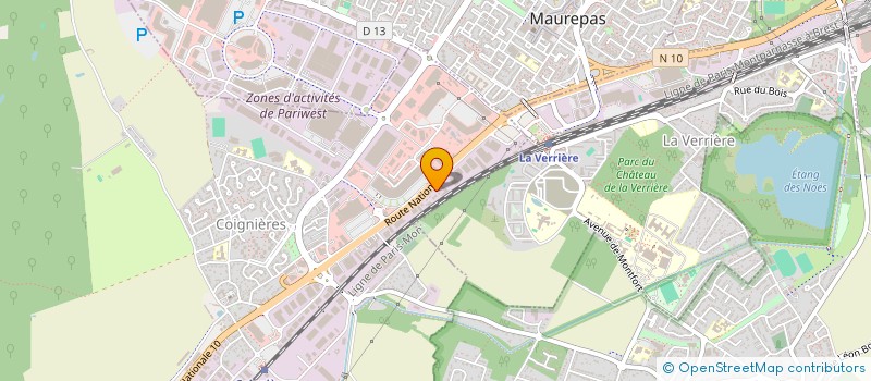 localisation de l'entreprise GARAGE BONNARD à COIGNIERES