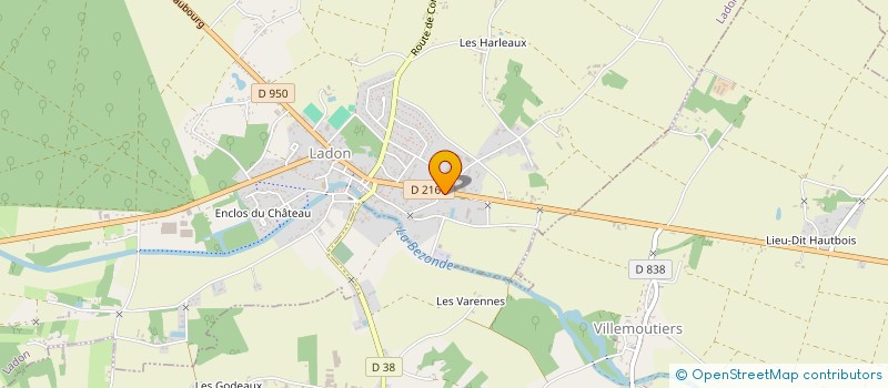 localisation de l'entreprise GARAGE BOSSARD à LADON