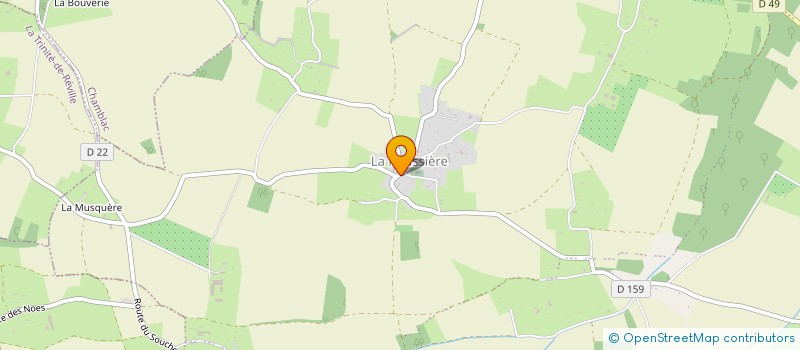 localisation de l'entreprise GARAGE BOUGON  MESNIL-EN-OUCHE