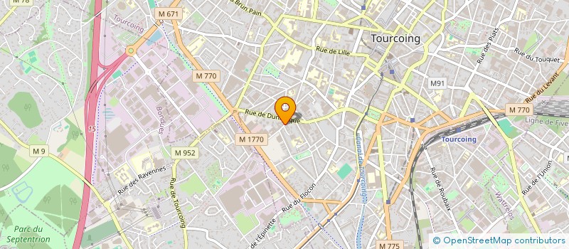 localisation de l'entreprise GARAGE BRADFORD AUTO à TOURCOING