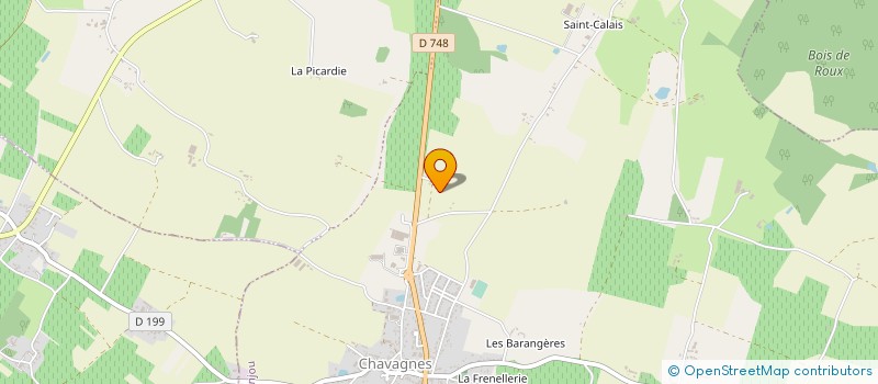 localisation de l'entreprise GARAGE BRETON  TERRANJOU