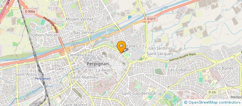 localisation de l'entreprise GARAGE BRICLOT à PERPIGNAN