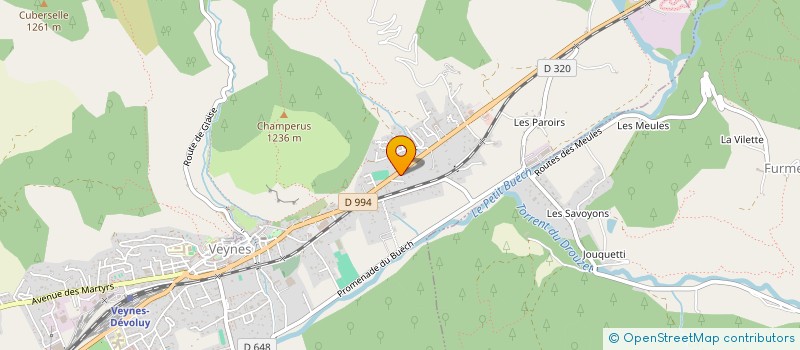 localisation de l'entreprise GARAGE BROCHE à VEYNES