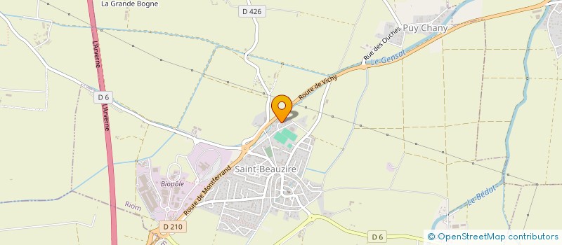 localisation de l'entreprise GARAGE BRUNO SANCHEZ à SAINT-BEAUZIRE
