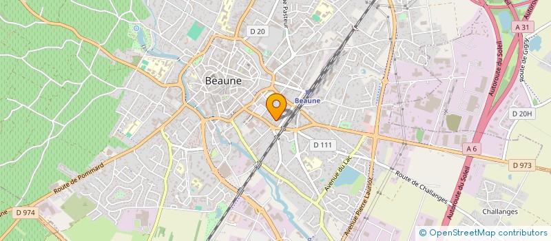 localisation de l'entreprise GARAGE BUIRET DAVID à BEAUNE