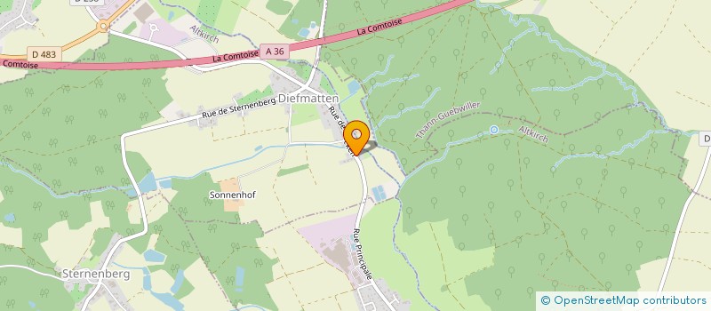 localisation de l'entreprise GARAGE BURY & FILS  DIEFMATTEN