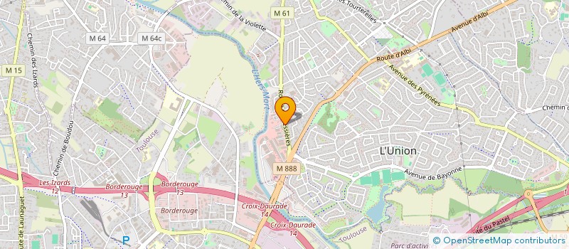 localisation de l'entreprise GARAGE CABANEL SPORT  L'UNION