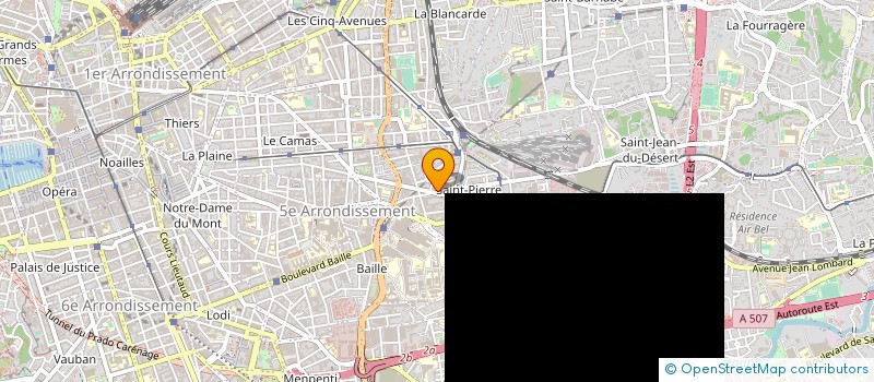 localisation de l'entreprise GARAGE CAIAZZO à MARSEILLE