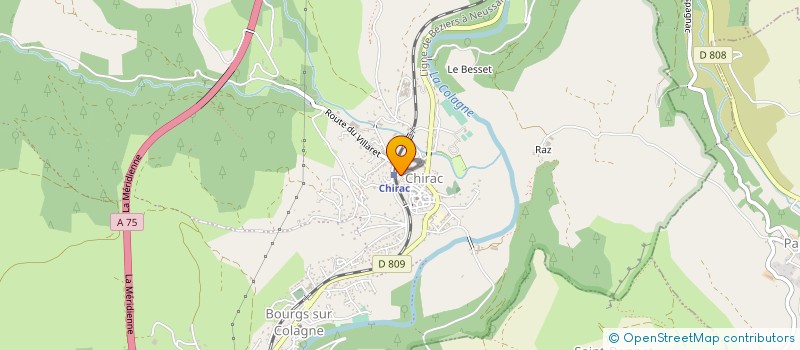 localisation de l'entreprise GARAGE CALATAYUD  BOURGS SUR COLAGNE