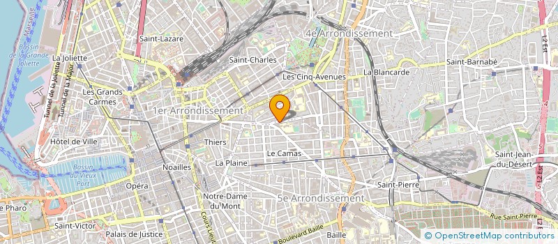 localisation de l'entreprise GARAGE CAMAS MONTE CRISTO à MARSEILLE