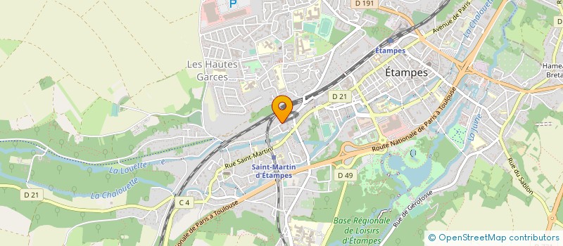 localisation de l'entreprise GARAGE CAMAUTOMOTO à ETAMPES