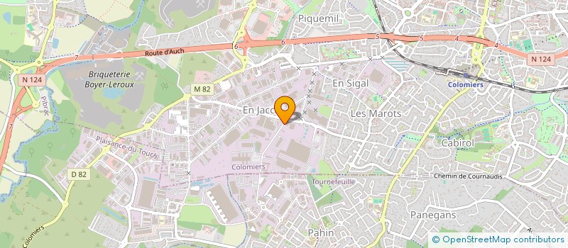 localisation de l'entreprise GARAGE CAMPI à COLOMIERS
