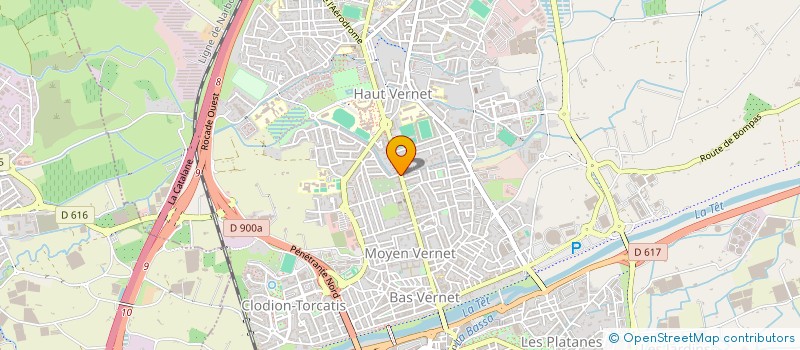 localisation de l'entreprise GARAGE CARBONELL  PERPIGNAN