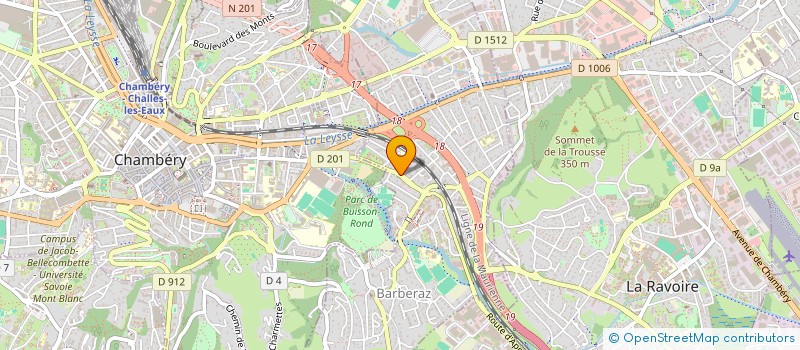 localisation de l'entreprise GARAGE CARLE  BARBERAZ