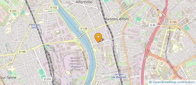 localisation de l'entreprise GARAGE CARNOT à ALFORTVILLE