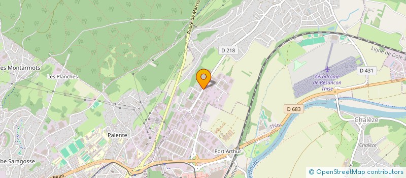 localisation de l'entreprise GARAGE CARROSSERIE MORALES ET FILS  THISE