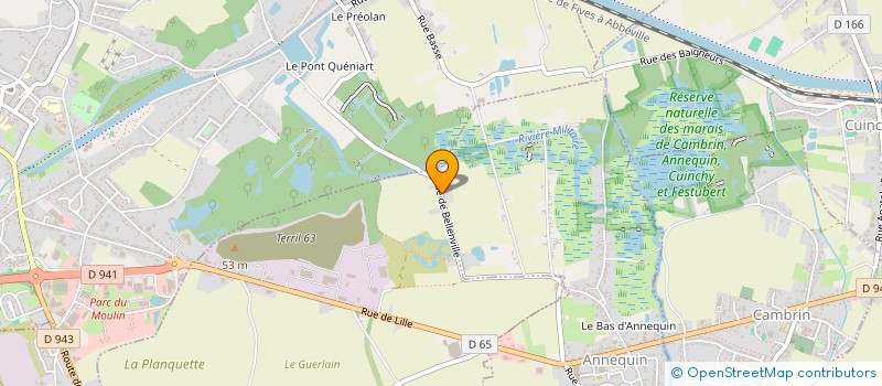 localisation de l'entreprise GARAGE CARZAC  ANNEQUIN