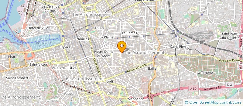 localisation de l'entreprise GARAGE CATUOGNO à MARSEILLE