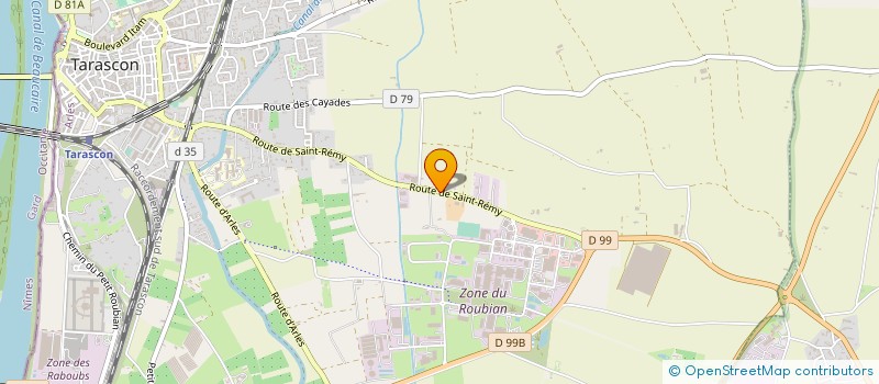 localisation de l'entreprise GARAGE CB  TARASCON