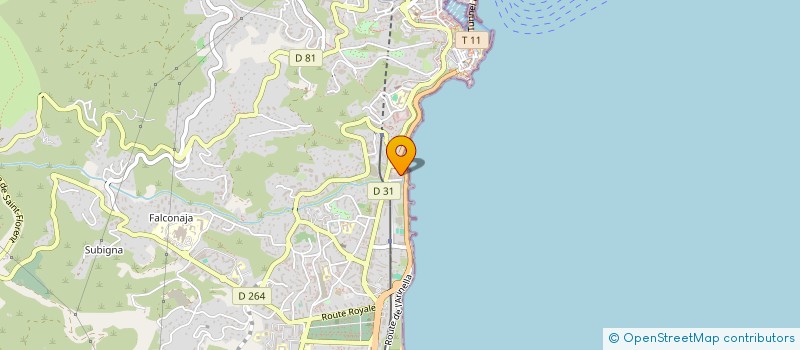 localisation de l'entreprise GARAGE CECCARELLI à BASTIA