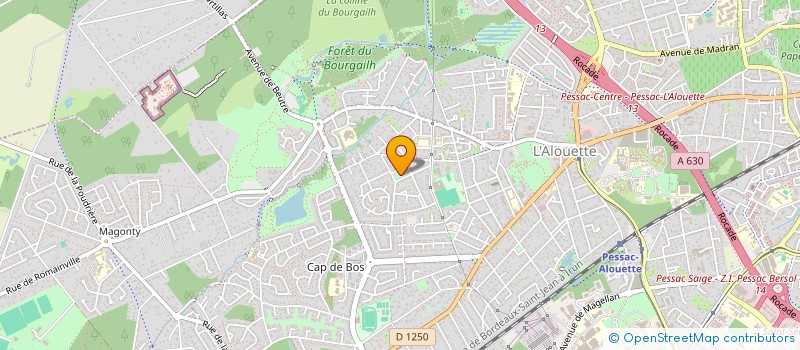 localisation de l'entreprise GARAGE CELIK à PESSAC