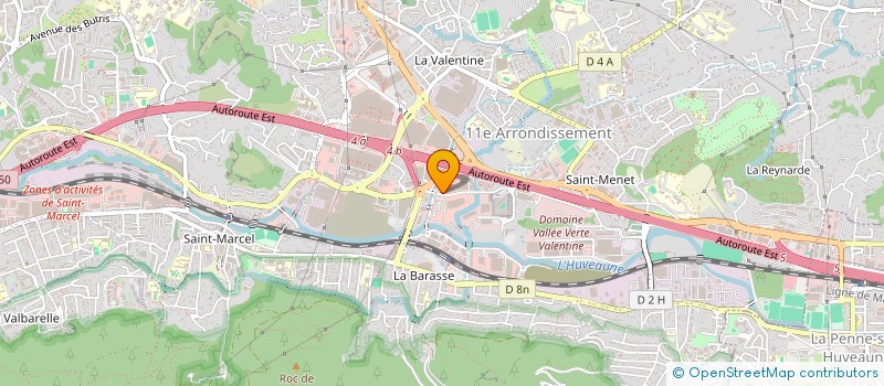 localisation de l'entreprise GARAGE CESAR  MARSEILLE