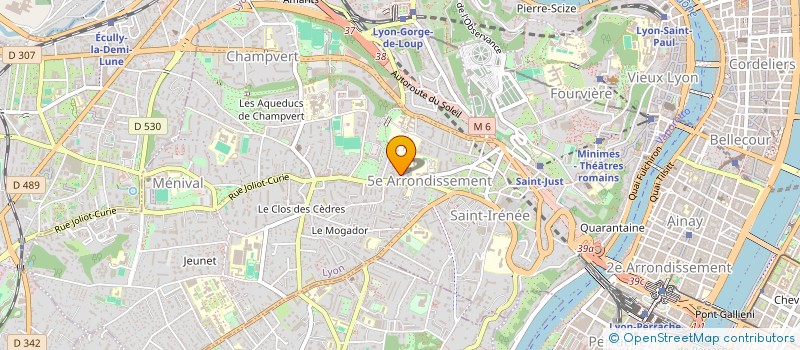 localisation de l'entreprise GARAGE CHABAS à LYON