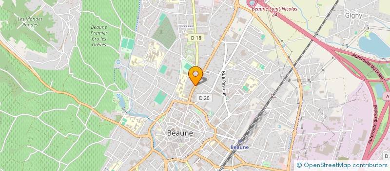 localisation de l'entreprise GARAGE CHAFFRAIX à BEAUNE
