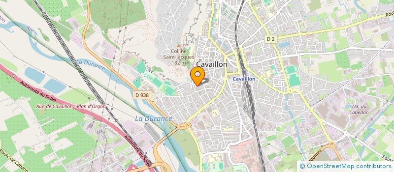 localisation de l'entreprise GARAGE CHAMAS à CAVAILLON