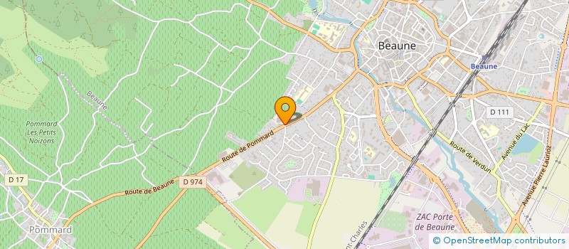 localisation de l'entreprise GARAGE CHAMPION à BEAUNE