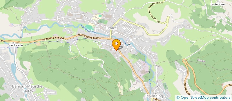 localisation de l'entreprise GARAGE CHANEL  FRAIZE