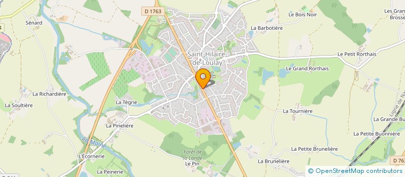 localisation de l'entreprise GARAGE CHARRIER à MONTAIGU-VENDEE