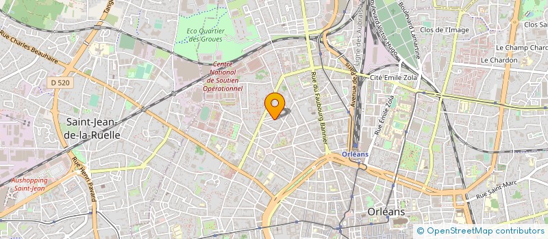localisation de l'entreprise GARAGE CHATEAUDUN à ORLEANS