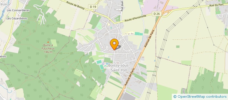 localisation de l'entreprise GARAGE CHATELAIN à BOISSY-SOUS-SAINT-YON