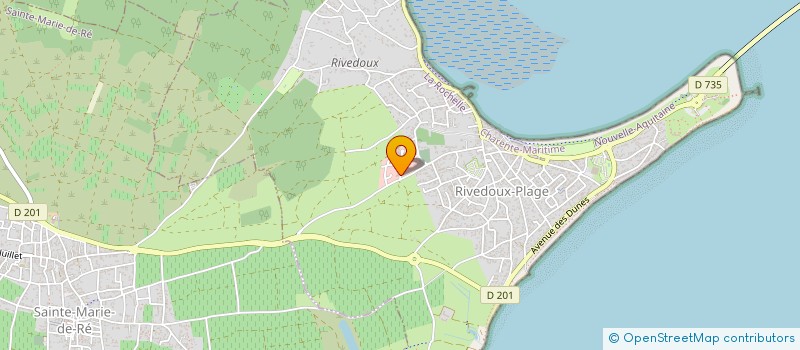 localisation de l'entreprise GARAGE CHAUFFOUR  RIVEDOUX-PLAGE