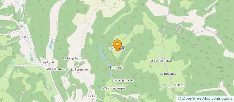 localisation de l'entreprise GARAGE CHAUSSET FABRICE  ROUFFIGNAC ST CERNIN DE R