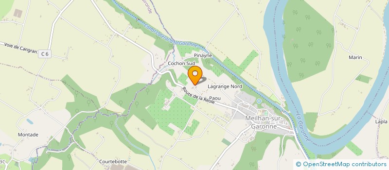 localisation de l'entreprise GARAGE CHB LE NADINE à MEILHAN-SUR-GARONNE